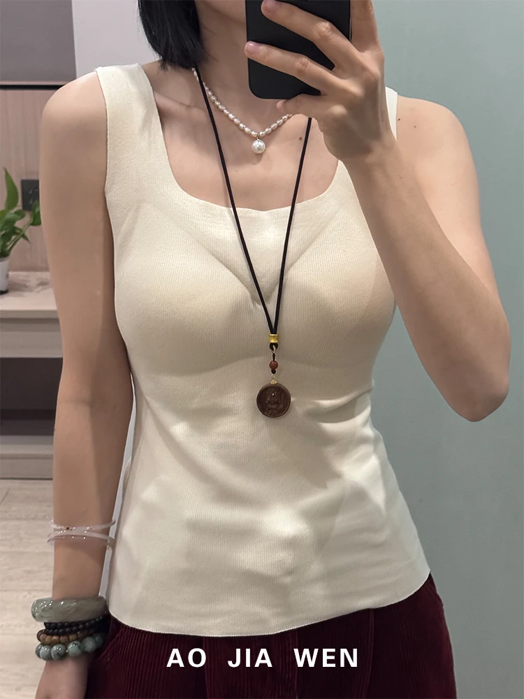 【佳文定制】2104磨毛保暖一体杯美背