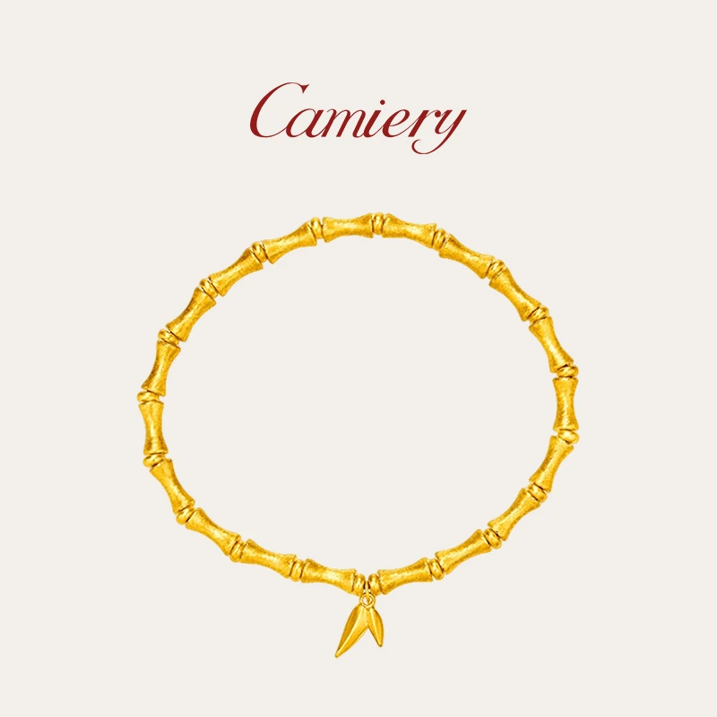 CAMIERY复古轻奢竹节手链气质百搭时尚T