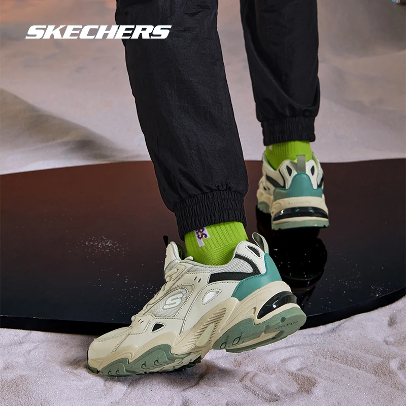 【机甲二代】斯凯奇春夏百搭运动鞋复古情侣男女鞋增高老爹鞋237209