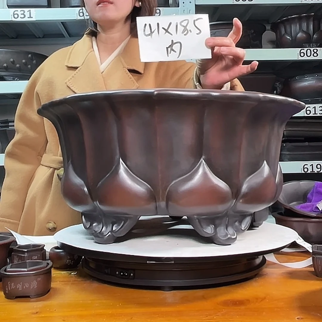 紫砂花盆宜兴紫砂15号
