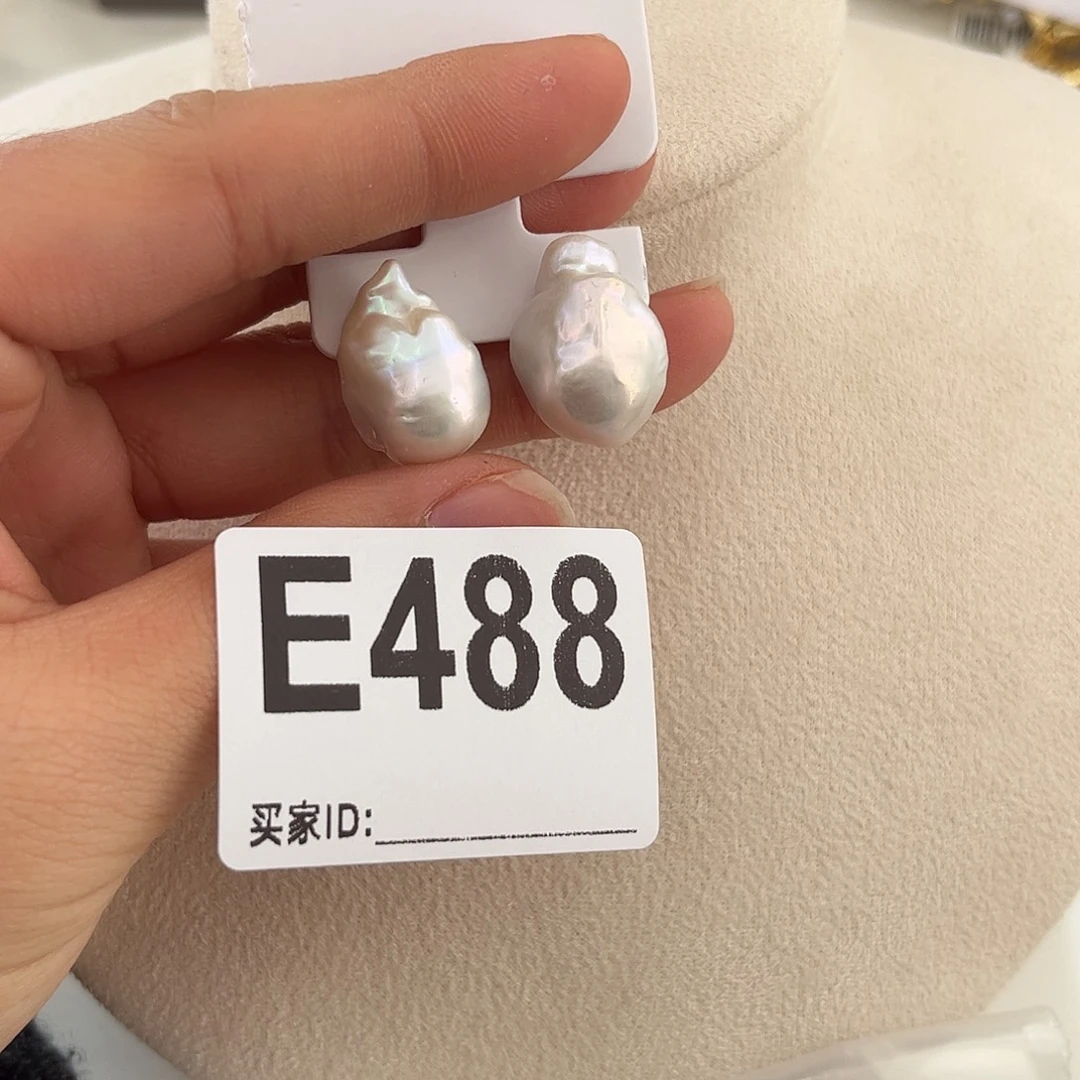 淡水珍珠耳饰银S925镶嵌