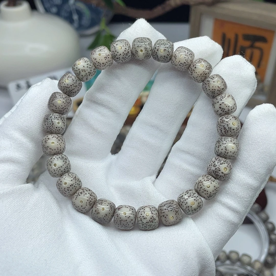星月菩提手串9×8灰冰糯冰月朗星稀同枝M1