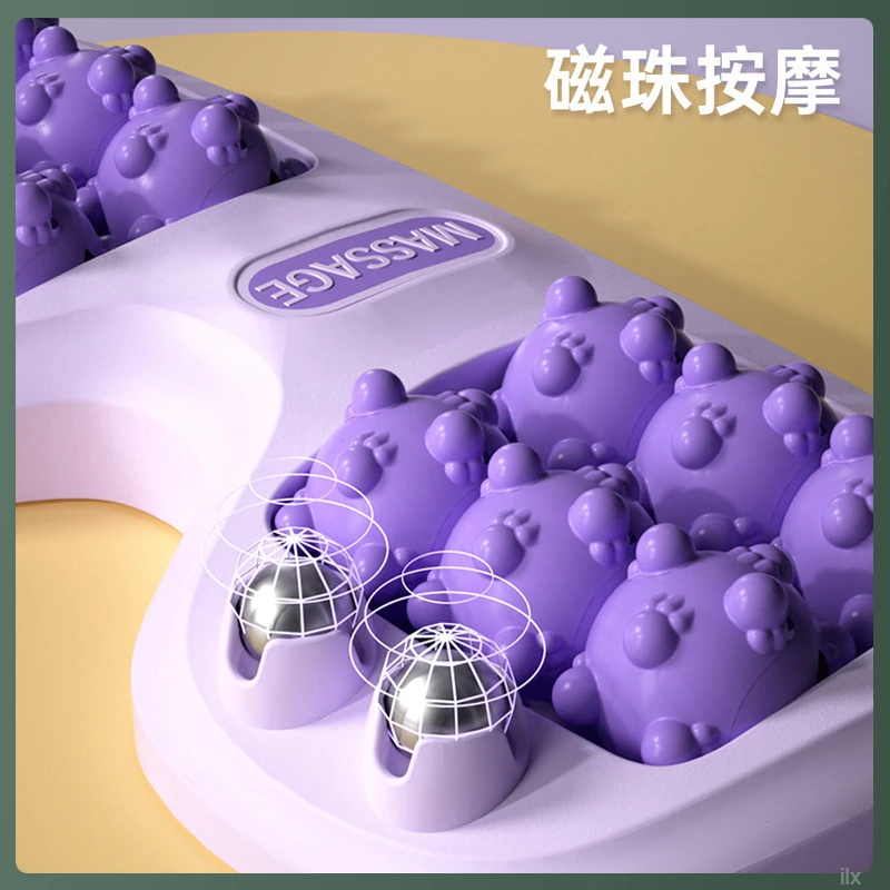 足底按摩器足部脚部足疗养生家用猫爪滚轮足底按摩器