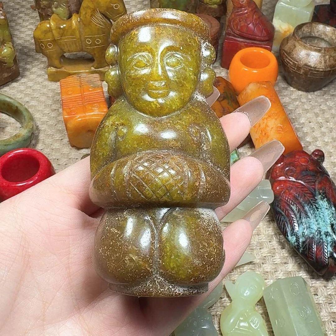 白玉菩提吊坠挂件
