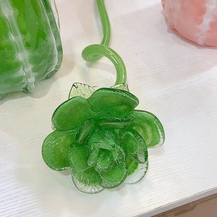琉璃花瓶高度45厘米9厘米