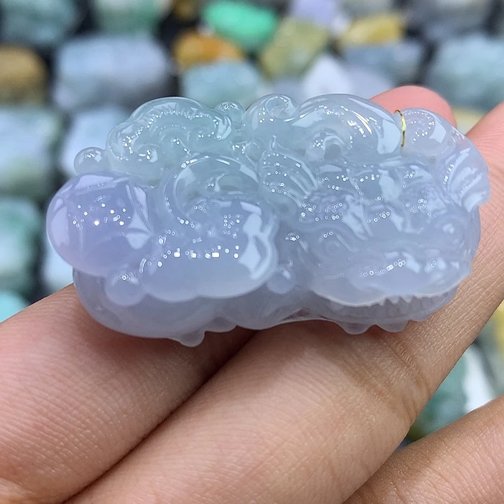 翡翠未镶嵌颈饰天然缅甸翡翠