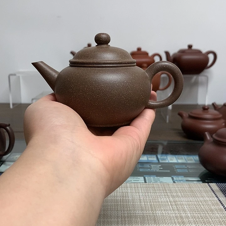 茶壶紫泥水平壶150cc