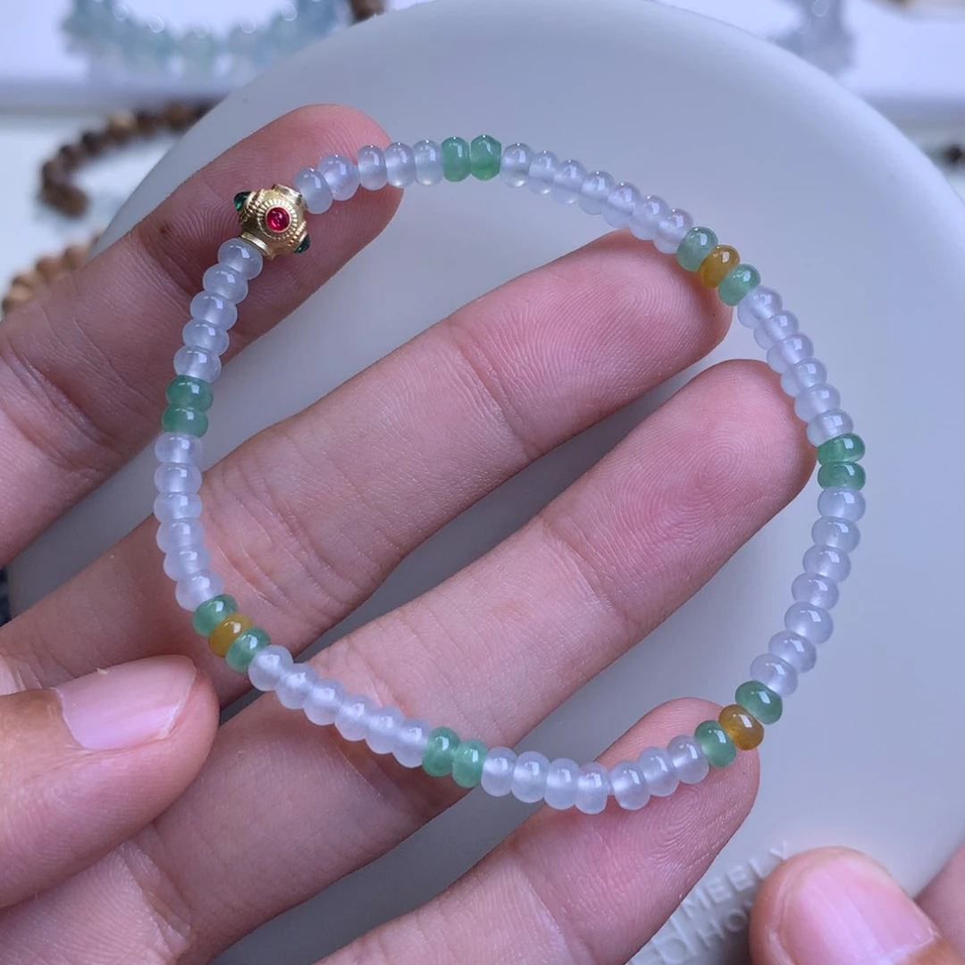 未镶嵌手链翡翠翡翠手串