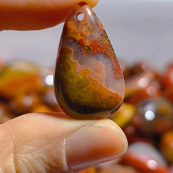 玛瑙/玉髓吊坠(不含链)未镶嵌