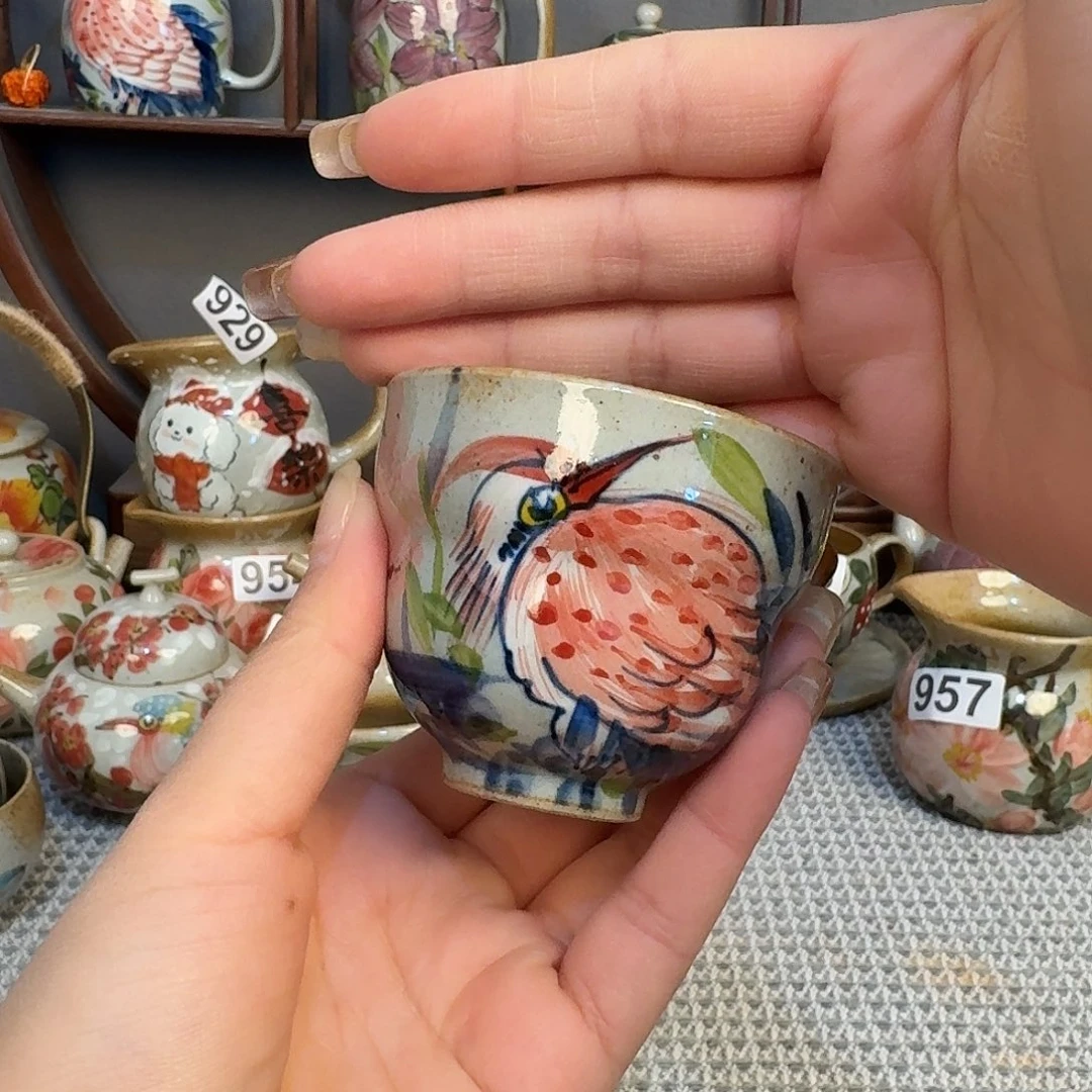 摆件随***缘景德镇手工制作微瑕