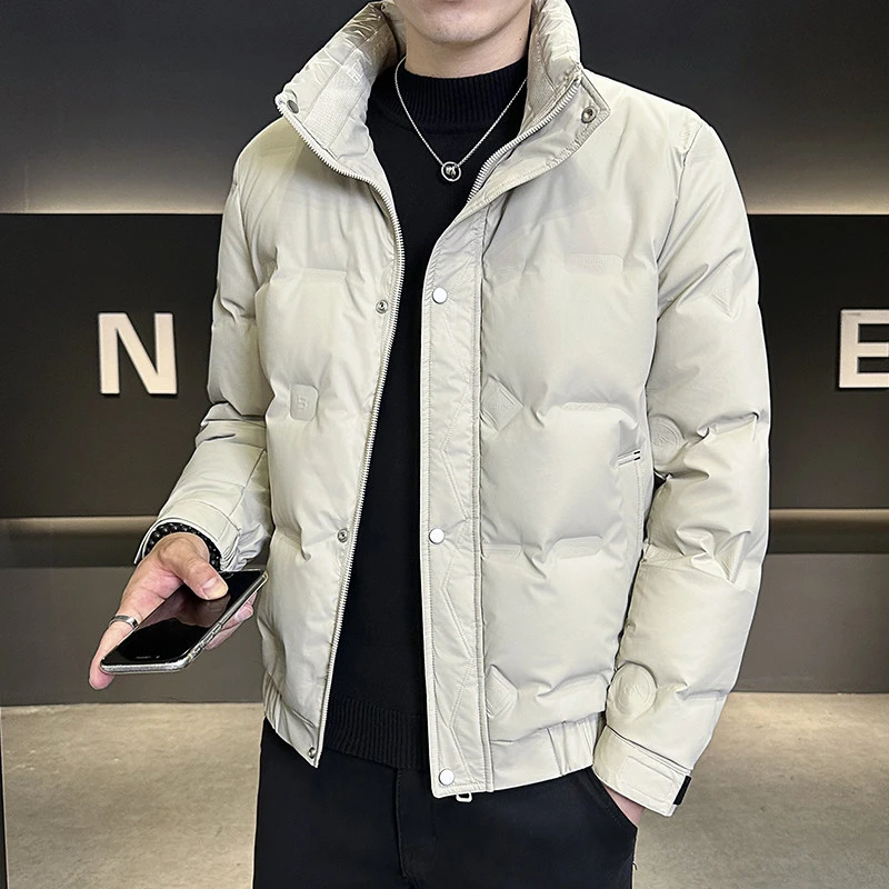 洛尼提日亚冬季羽绒服男士2025新款白鸭绒韩轻薄加厚保暖外套男装