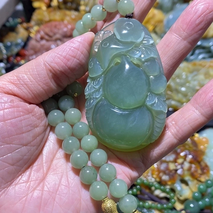 岫玉岫玉吊坠未镶嵌