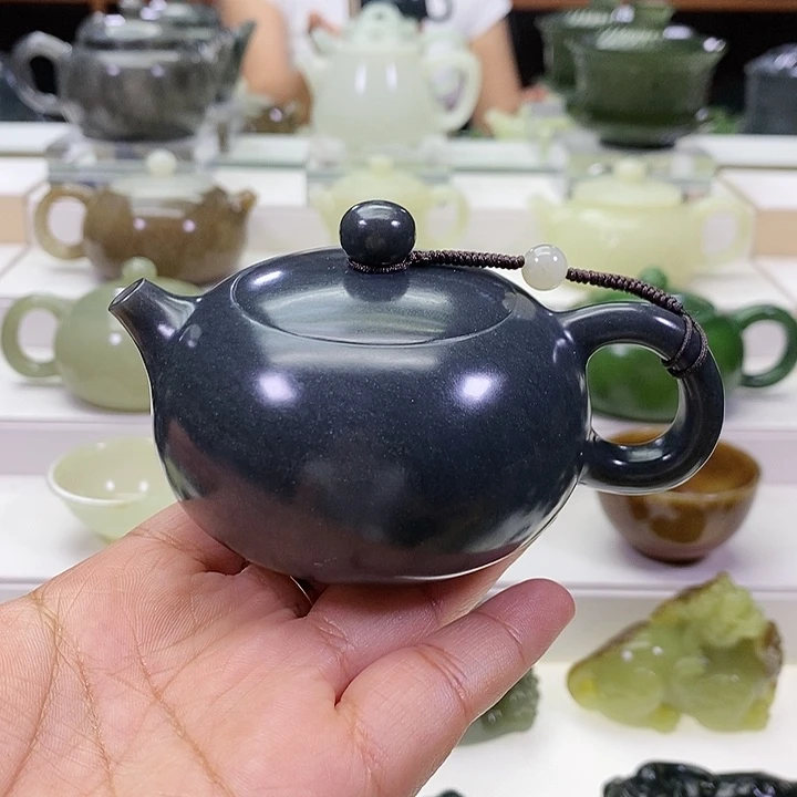 未镶嵌和田玉挂件茶壶