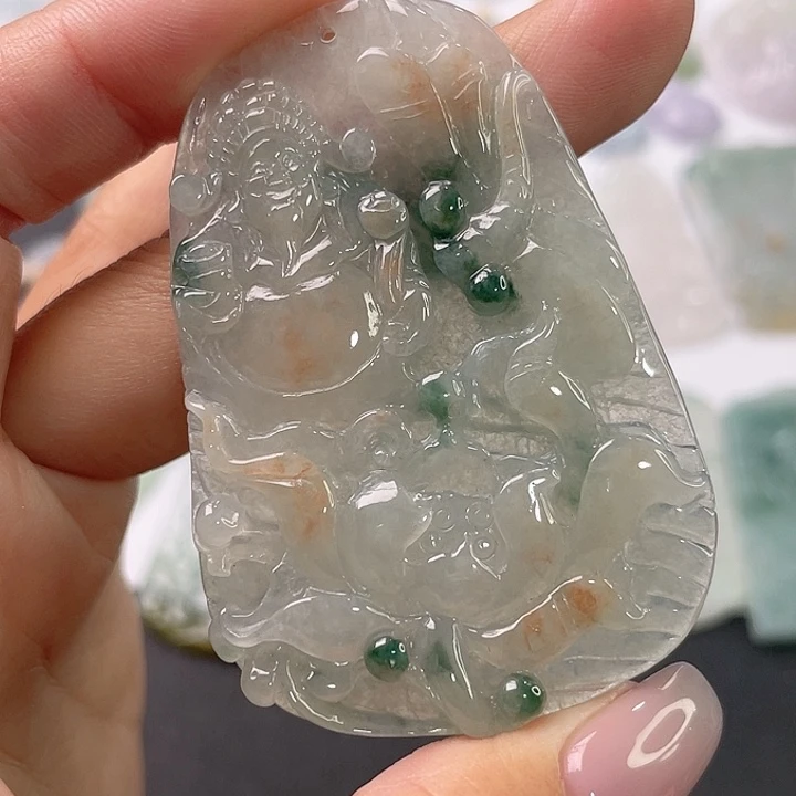 吊坠(不含链)未镶嵌翡翠1