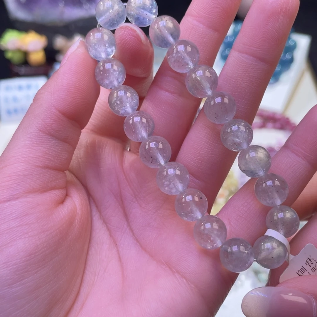 未镶嵌手链水晶星光爆闪绿云母9+