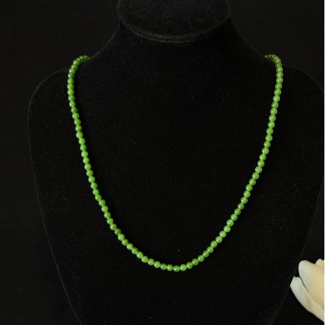 天然和田碧玉颈饰项链050