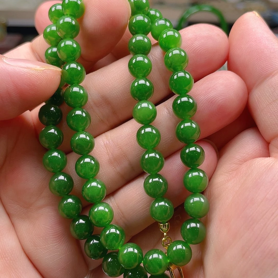 和田玉（碧玉）未镶嵌颈饰