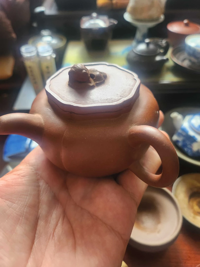 一个商量的小杯子看看