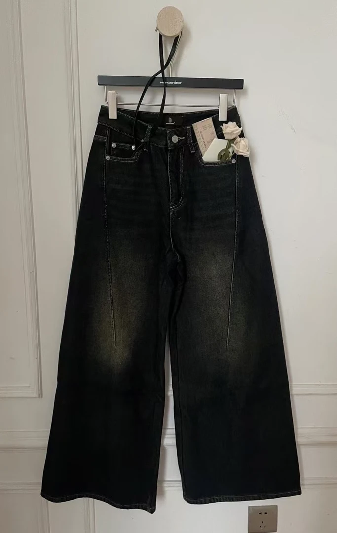 轮F 13【胶片黑牛】黑陨石洗水！高比例30.5%莱赛尔的深蓝色牛仔