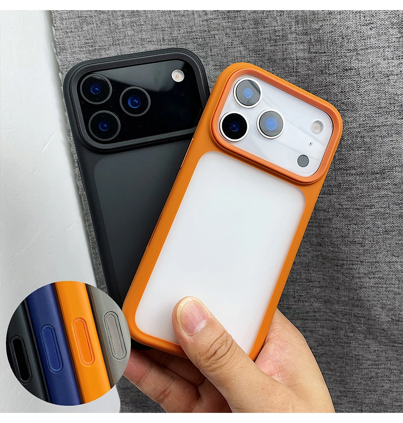 AI触控相机键适用苹果17pro手机壳iPhone17air大孔全包防摔保护壳