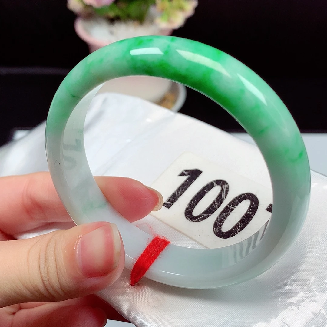 翡翠未镶嵌手镯1007
