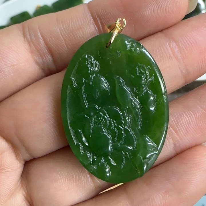 和田玉吊坠未镶嵌