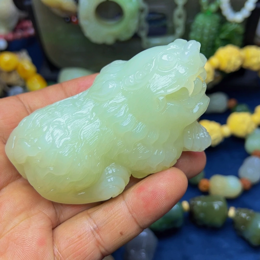 未镶嵌和田玉挂件天然的