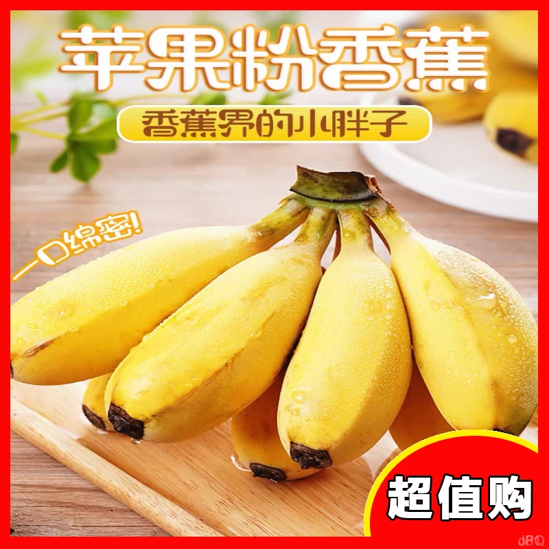 广西苹果粉蕉当季新鲜水果超甜皮薄香甜粉糯现摘现发