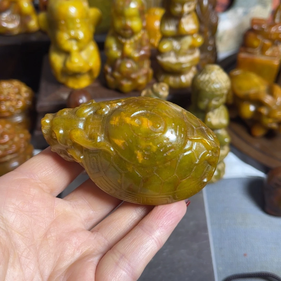 蛇纹石玉合金颈饰