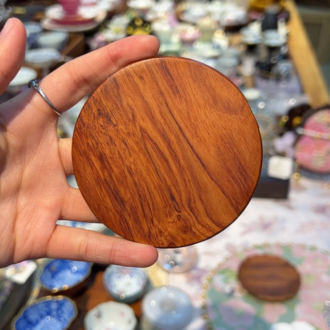 摆件特价花梨木杯垫