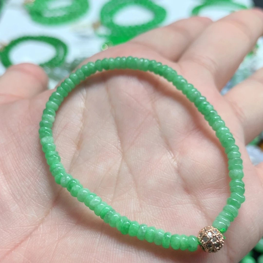 未镶嵌手链翡翠翡翠