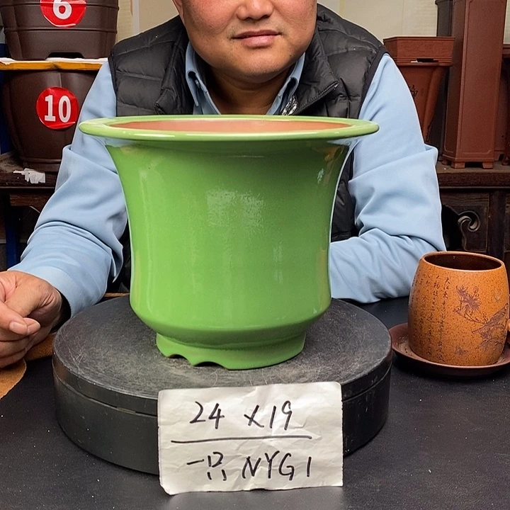 紫砂花盆货号一只NYG1