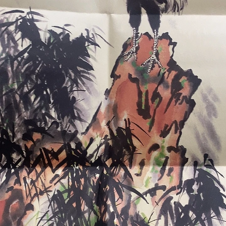 带灯款新中式古典画