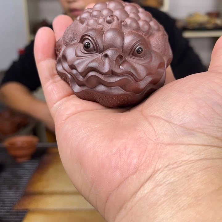 安***檀紫砂茶壶和气生财