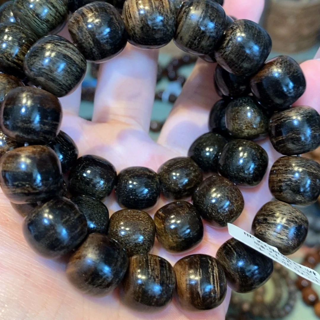 贡木手串/手链1314墨绿795