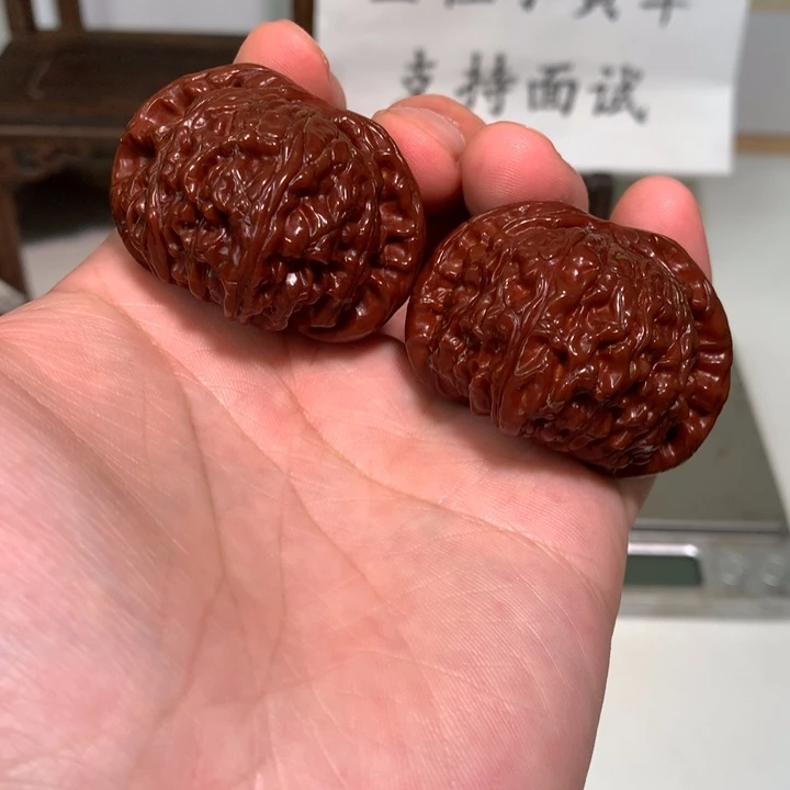 我****桃核吊坠白狮子WCH#00#