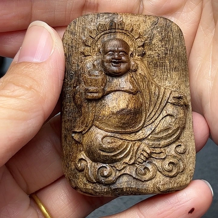 沉香木手串白棋留疤