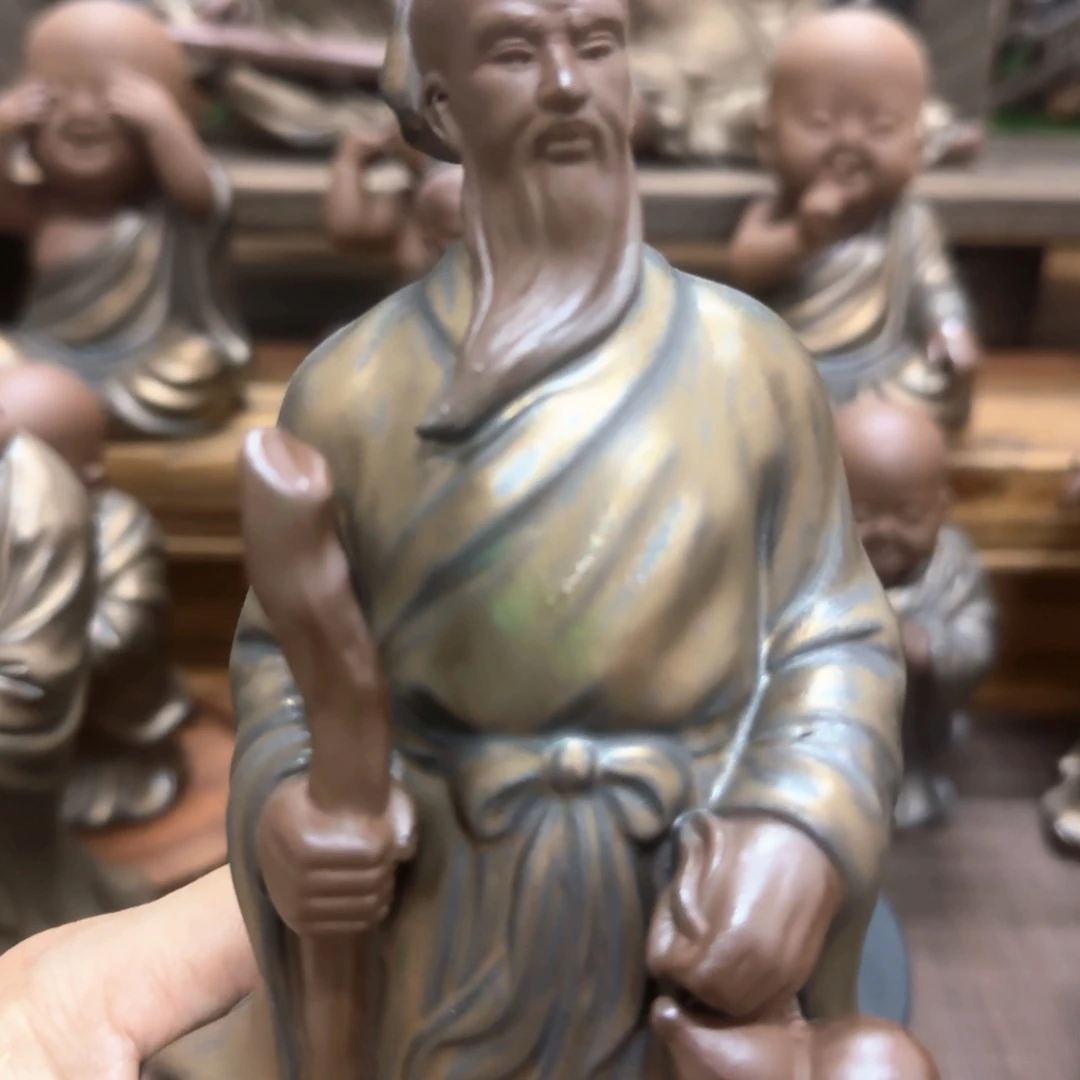陶瓷陶瓷紫砂孙思邈摆件