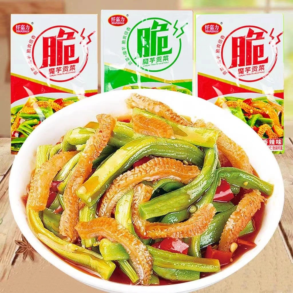 魔芋贡菜/20包魔芋贡菜香酸辣好吃下饭拌饭咸菜即食小吃休闲零食