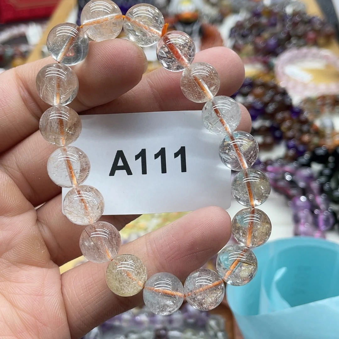 水晶手串未镶嵌天然