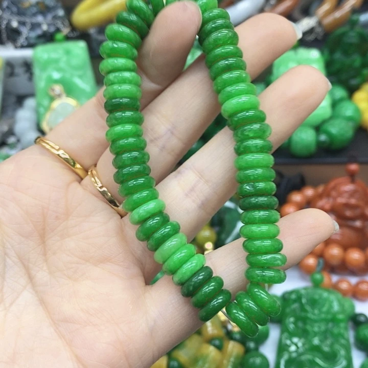 翡翠未镶嵌手链手链49