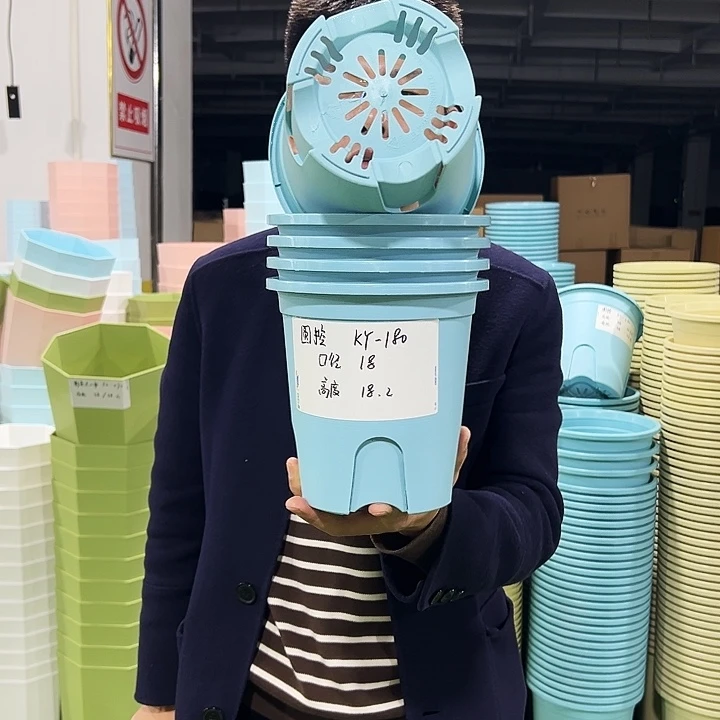 清仓圆控口18高18蓝色5只无托