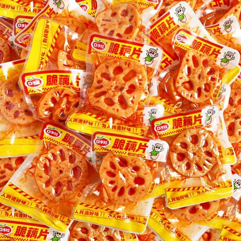 【藕片对对碰】藕片黑鸭味卤藕片即食下饭菜【两个道具兑换一包】