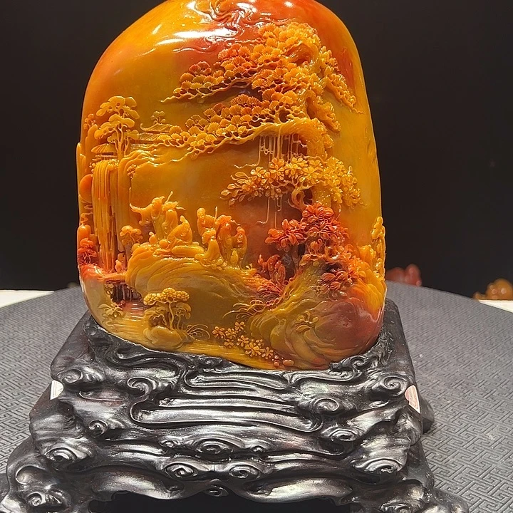 用***6寿山石山水风光秀丽宜人