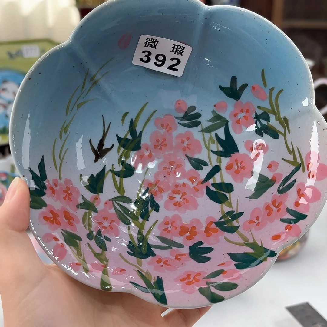 景德镇手绘高温釉下彩陶瓷茶具
