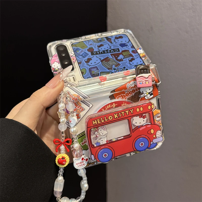 适用华为purax典藏版折叠屏手机壳pocket2巧克力巴士kt猫磁吸支架