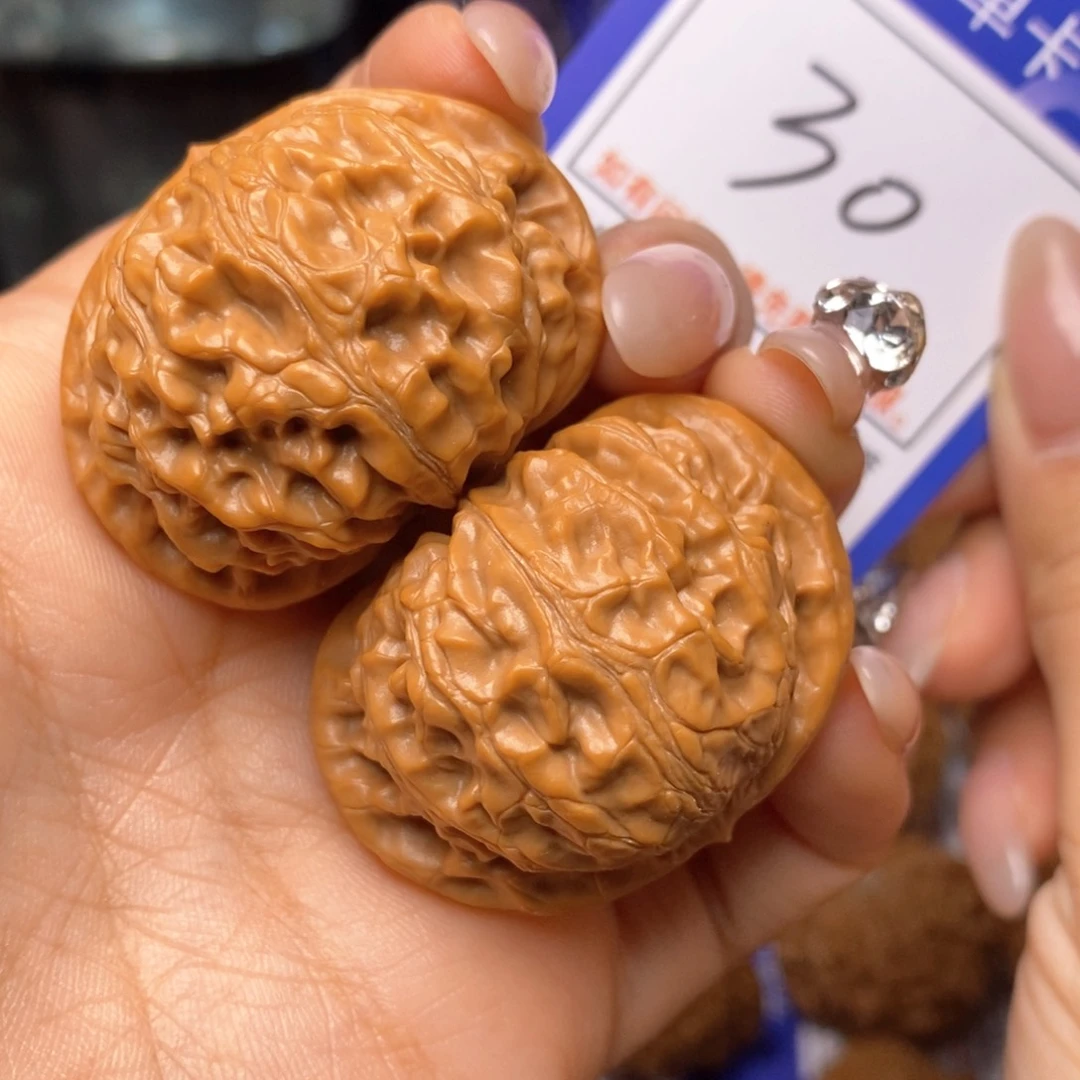 文玩核桃把件41宫灯肉球灯30