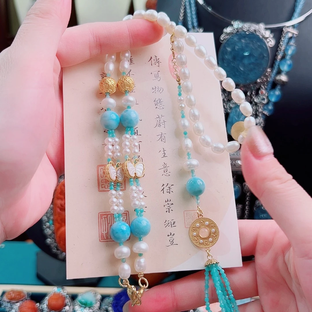 项链未镶嵌淡水珍珠项链