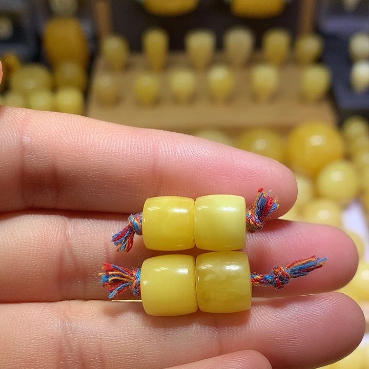 蜜蜡未镶嵌裸石天然俄料蜜蜡微瑕直切9.3-10