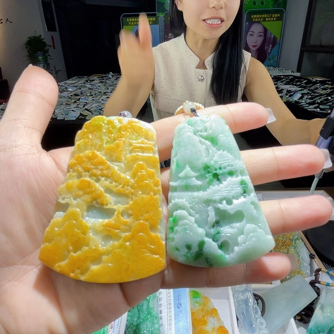 颈饰未镶嵌翡翠多样性随机发货